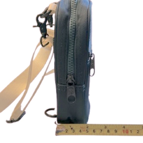 HP🔥 NWOT Free People x Thread Teal Small Pocket Crossbody Bag, Adjustable Strap - Picture 6 of 8